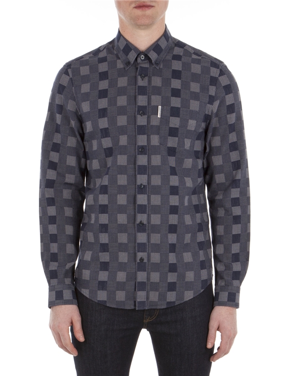 LONG SLEEVE CHEQUERBOARD SHIRT 